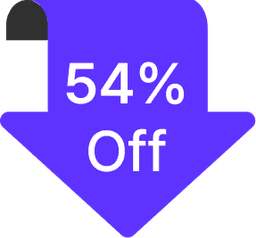 54 percent off